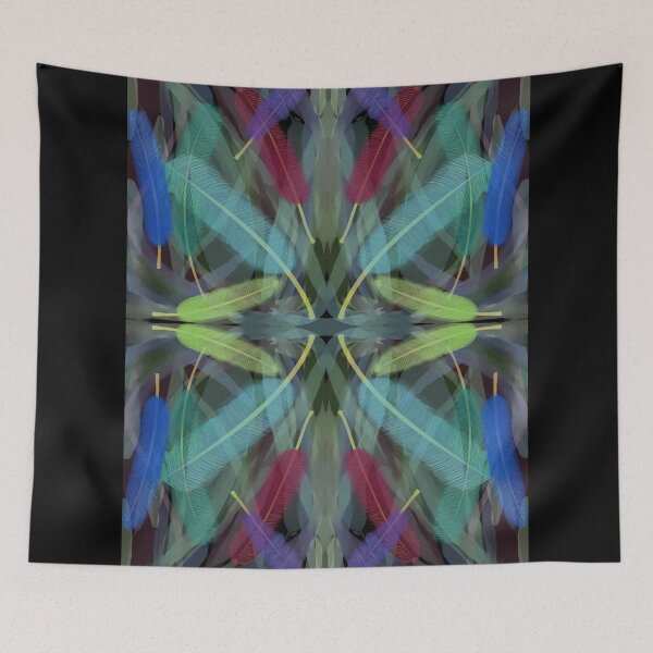 Item preview, Abstract Feathers Reflection Pattern designed and sold by StarWerks.