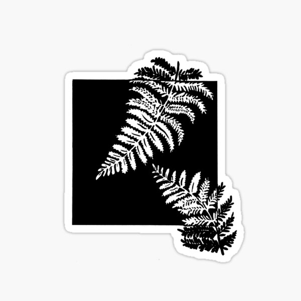 Item preview, Two Ferns in Negative Space designed and sold by Hysperus.