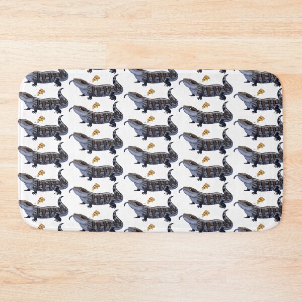 Item preview, Blue Tongued Skink Wants Pizza designed and sold by Burning Bee Illustration.