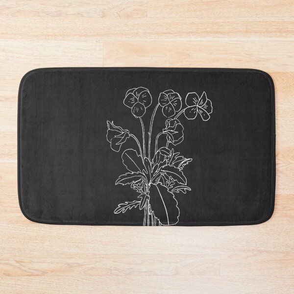 Item preview, Violet February Birth Flower in Black designed and sold by canary-jane.