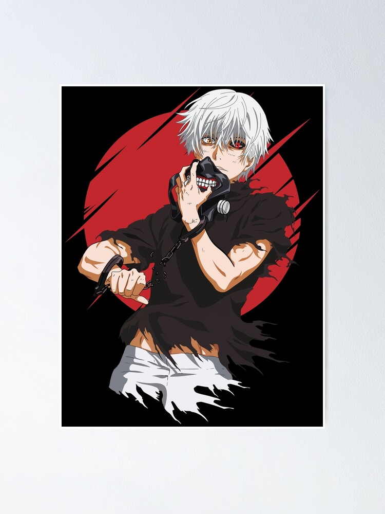 Tokyo Ghoul Kaneki Ken Poster By Moni Art Redbubble