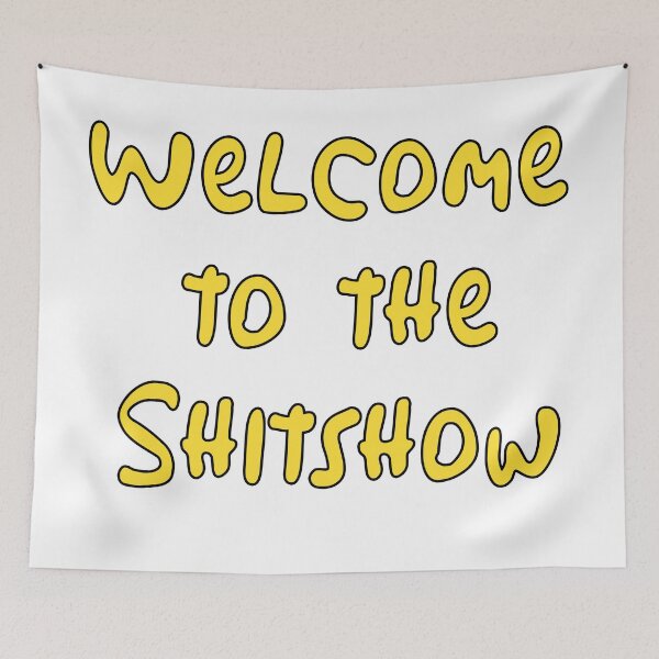 Item preview, Bienvenidos al show de mierda al estilo Simpsonss designed and sold by Vaishnavi Deo.