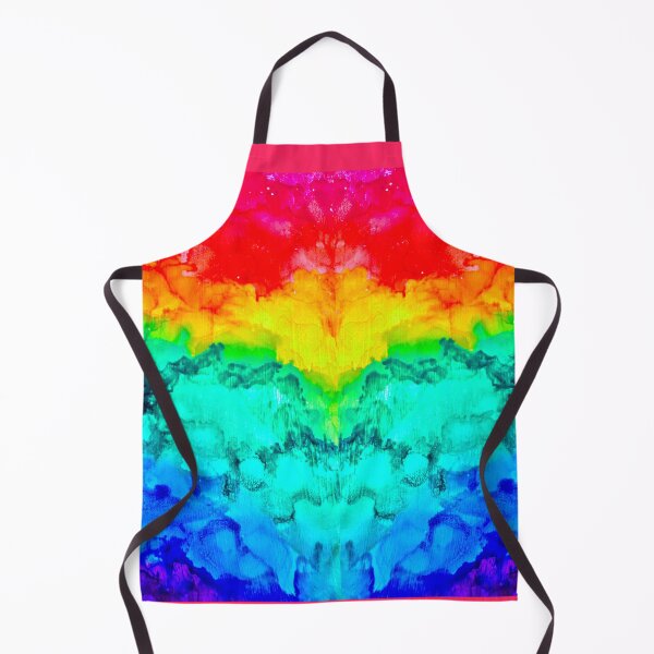 Item preview, “Rainbow Rorschach” Alcohol Ink Print designed and sold by MoCraftsCo.