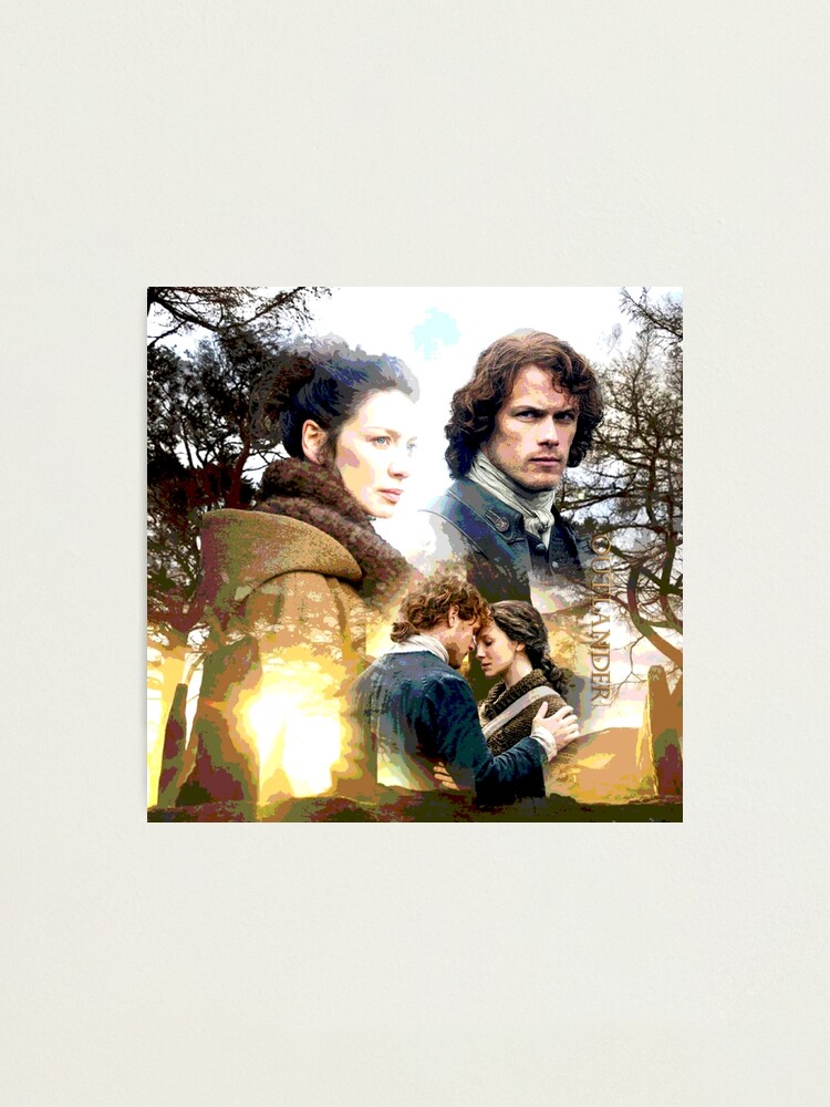 Jamie And Claire Fraserthe Light Of Love Photographic Print For Sale By Sassenach616 Redbubble 