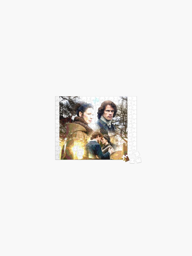 Thumbnail 1 of 2, Jigsaw Puzzle, Jamie and Claire Fraser/The Light of Love designed and sold by Sassenach616.