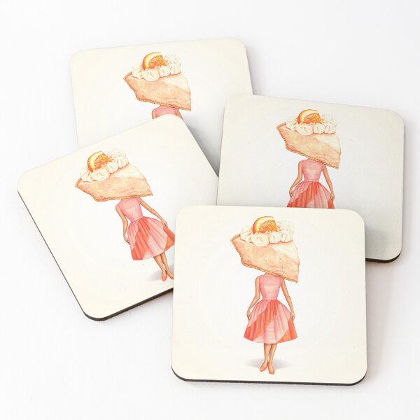 Item preview, Cake Head Pin-Up: Dreamsicle Pie designed and sold by Kelly  Gilleran.