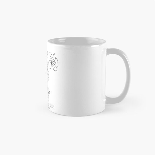 Item preview, Violet February Birth Flower in White designed and sold by canary-jane.