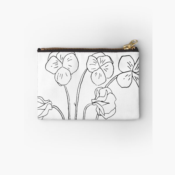 Item preview, Violet February Birth Flower in White designed and sold by canary-jane.