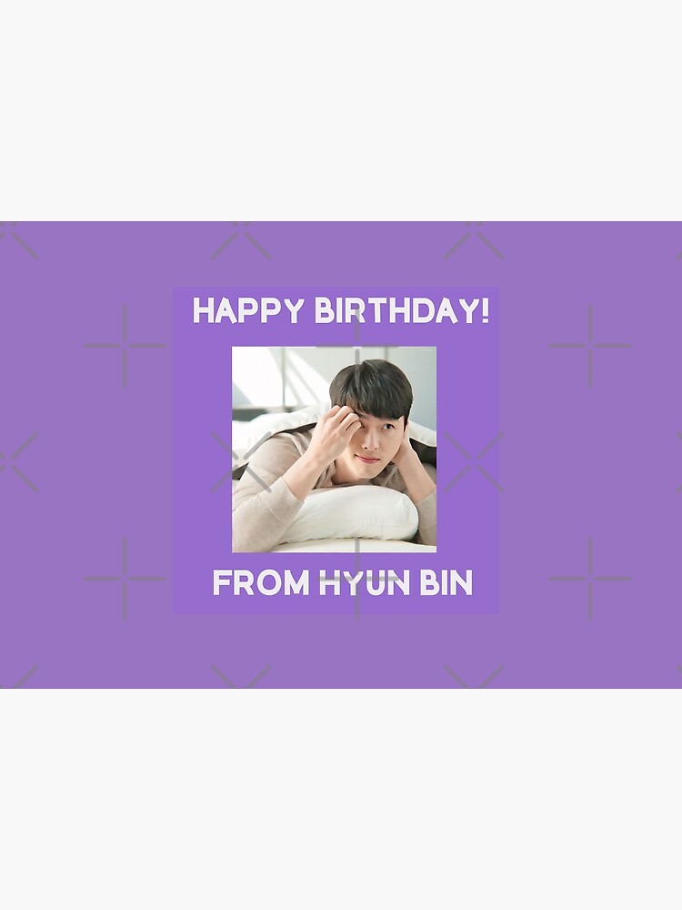 Happy Birthday From Hyun Bin by kpopkdramamerch