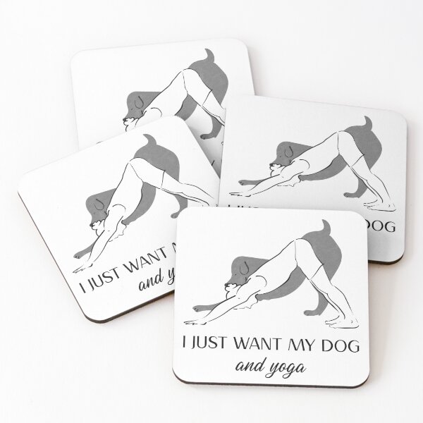 Item preview, I Just Want My Dog and Yoga designed and sold by ceverett98.