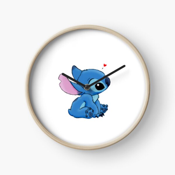 Stitch Clock by Nunoleald