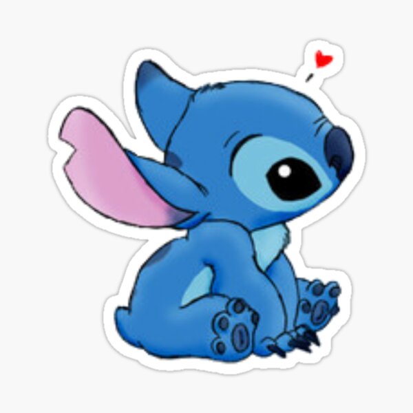 Japan Disney Big Sticker - Stitch 626 Alien