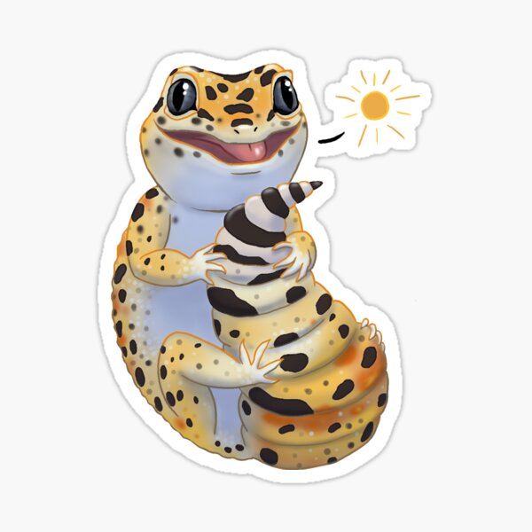 Gecko lizard cottagecore Sticker – VulgrCo