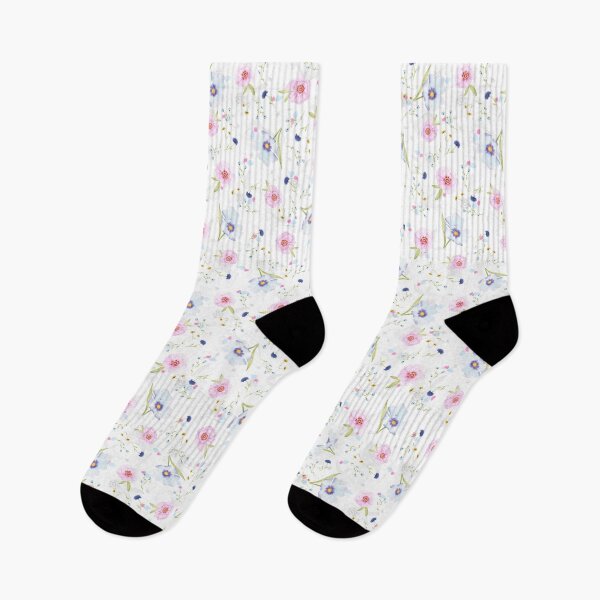 Item preview, Pink And Blue Flowers Daisies designed and sold by mtidesigns.