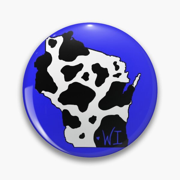 Item preview, Wisconsin - Cow Print designed and sold by Haley Scott.