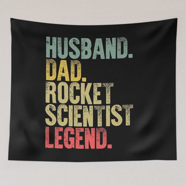 Item preview, Funny Men Vintage T Shirt Husband Dad Rocket Scientist Legend Retro designed and sold by Bendthetrend.