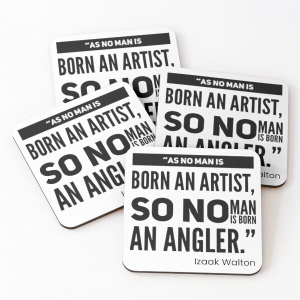Item preview, Fishing Quote from Izaak Walton designed and sold by MimsTees.