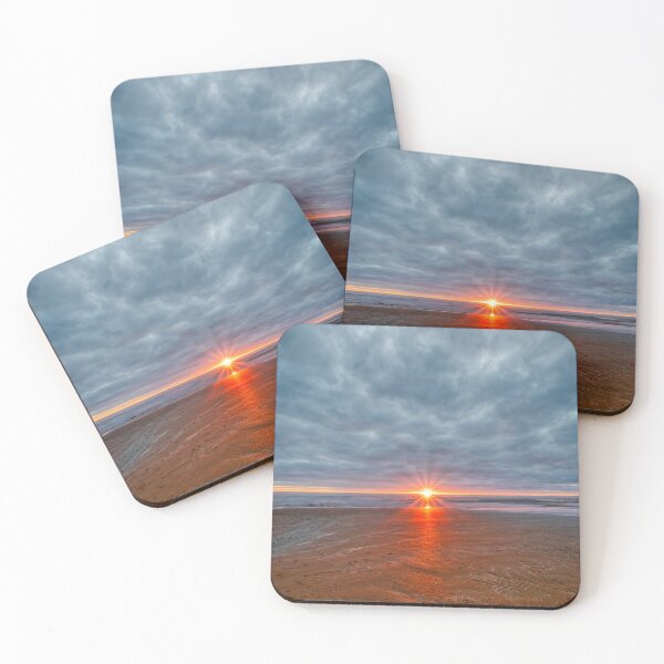Item preview, Sunset at Rossall Beach on the Cleveleys Seafront designed and sold by Shafiq Khan.