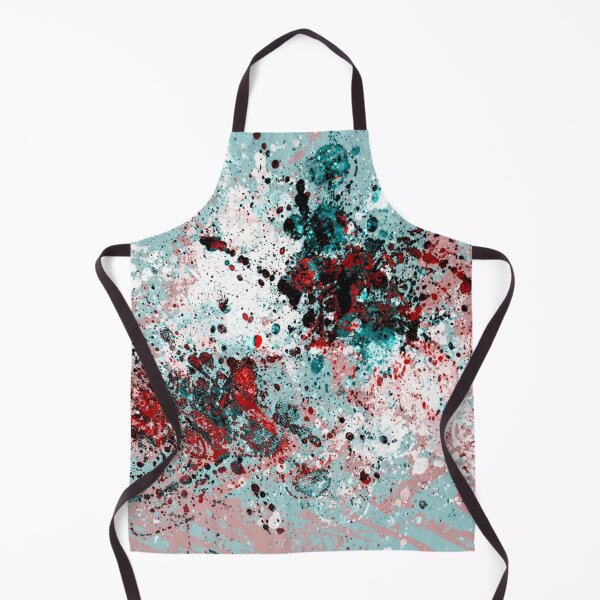 Item preview, Teal and red splatters designed and sold by ibelieveimages.