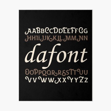 Dafont Art Board Prints Redbubble - roblox font download dafont