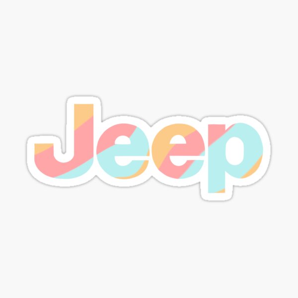 Jeep Bright Stripes Sticker