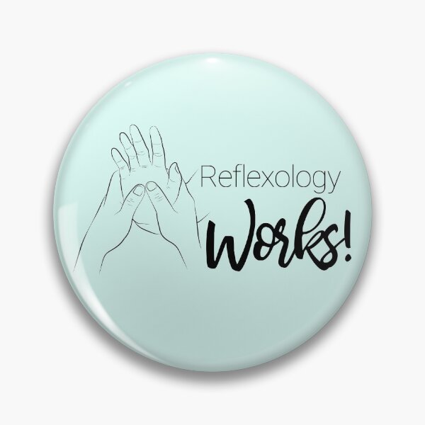 Item preview, Reflexology Works (hand) (black text) designed and sold by Onpointholistic.