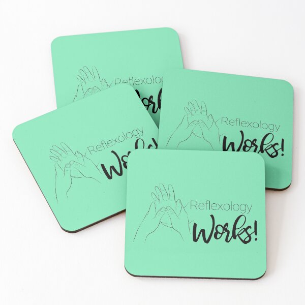 Item preview, Reflexology Works (hand) (black text) designed and sold by Onpointholistic.