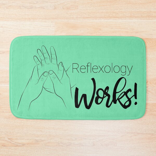 Item preview, Reflexology Works (hand) (black text) designed and sold by Onpointholistic.