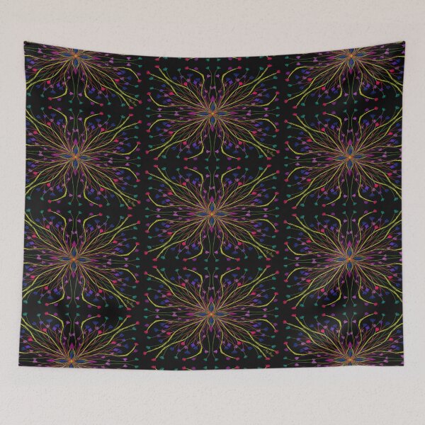 Item preview, Simple Bright Wildflowers Swaying under Nightfall  designed and sold by busyBeanz.