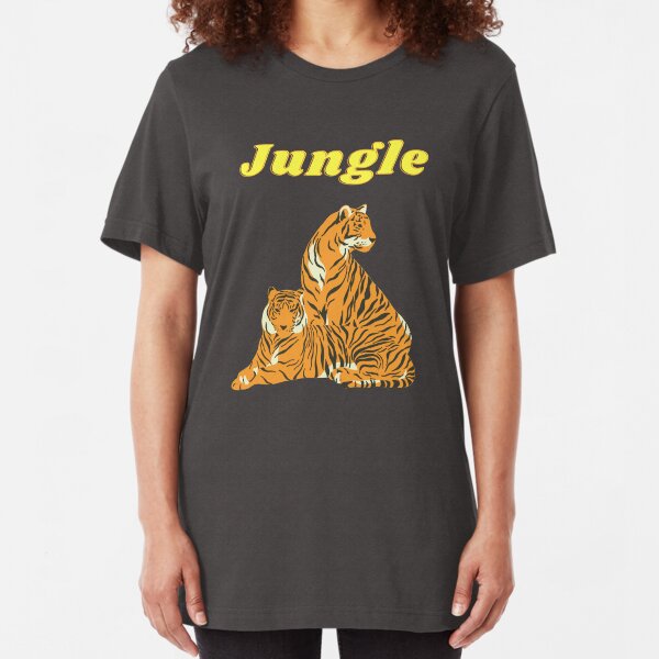 King of the Jungle Design, Tiger shirt and else, Big cat lovers Slim Fit T-Shirt