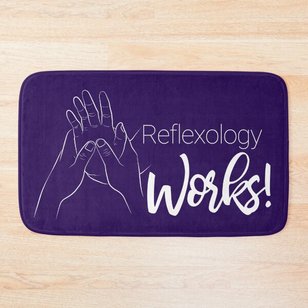Item preview, Reflexology Works (hand) (white text) designed and sold by Onpointholistic.