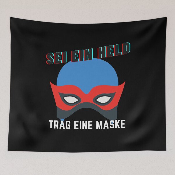 Item preview, Be A Hero Wear Mask designed and sold by Two Left Hands Design.