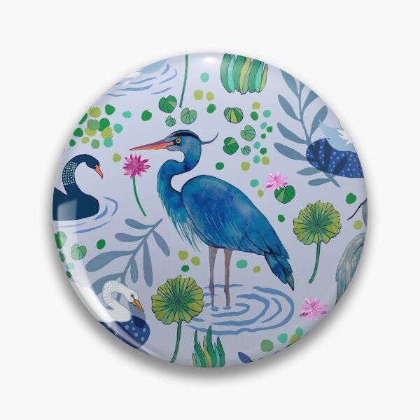 Item preview, Feathered Lilly Pond designed and sold by Janet Broxon.