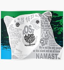 LOST Polar Bear Quote Poster Poster