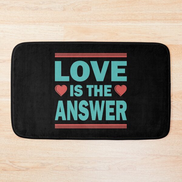Item preview, LOVE IS THE ANSWER designed and sold by Dwarf-Monkey.