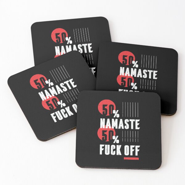 Item preview, namaste fuck off  designed and sold by pirminio.