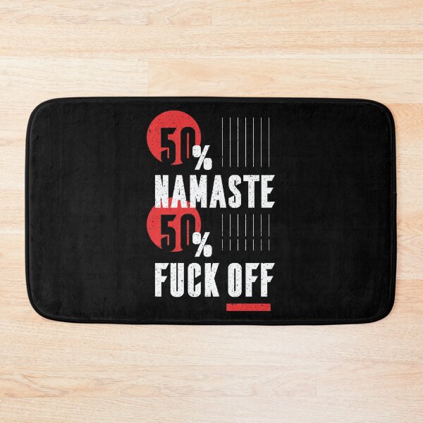 Item preview, namaste fuck off  designed and sold by pirminio.