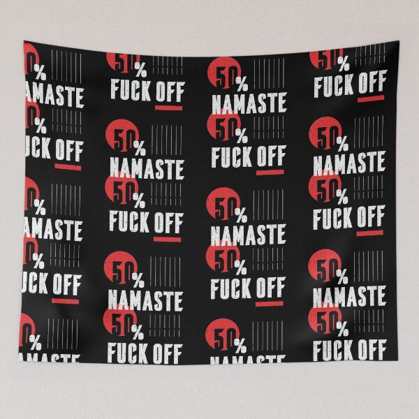 Item preview, namaste fuck off  designed and sold by pirminio.