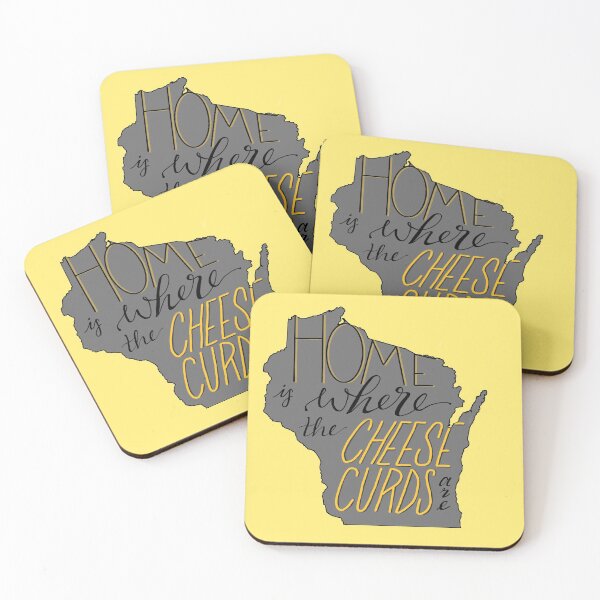 Item preview, Wisconsin - Home is Where the Cheese Curds Are designed and sold by Haley Scott.