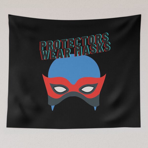 Item preview, Real Protectors Wear Masks designed and sold by Two Left Hands Design.