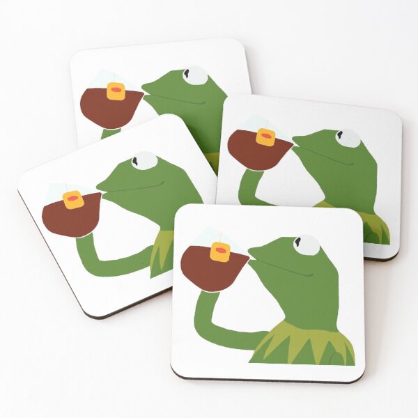 Item preview, Kermit sipping tea designed and sold by Lizbxg.