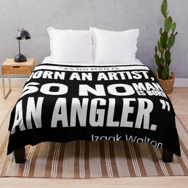 Item preview, Fishing Quote from Izaak Walton designed and sold by MimsTees.