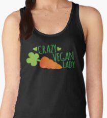 CRAZY VEGAN LADY Women's Tank Top