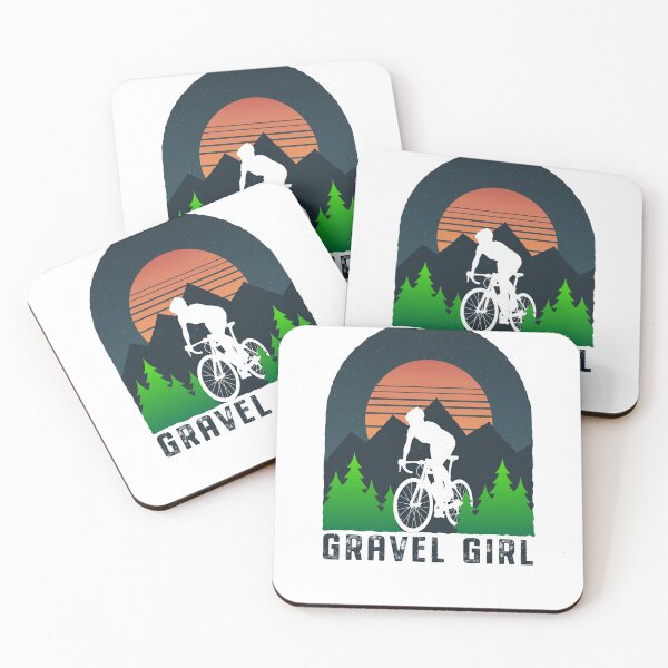 Item preview, Gravelbike Mountainbiker Gravel Girl Fahrrad Sportler designed and sold by markusabart.