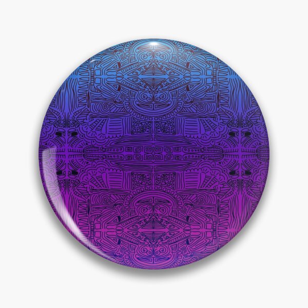 Item preview, Pink blue gradient ornament designed and sold by azolo.