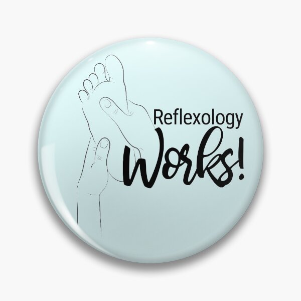 Item preview, Reflexology Works (foot) (black text) designed and sold by Onpointholistic.