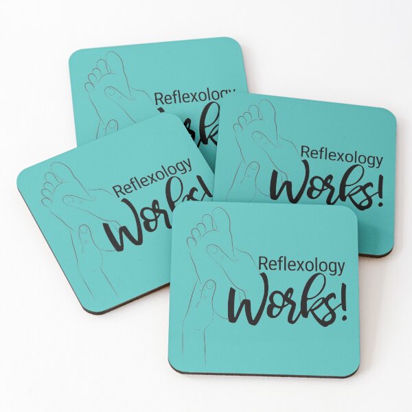 Item preview, Reflexology Works (foot) (black text) designed and sold by Onpointholistic.