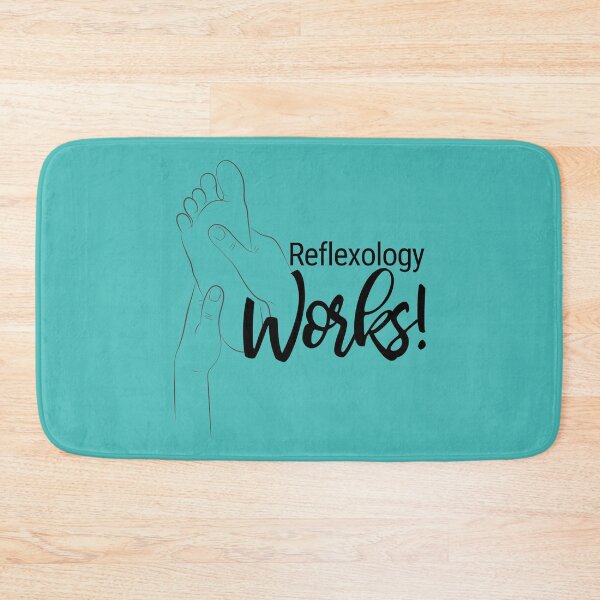 Item preview, Reflexology Works (foot) (black text) designed and sold by Onpointholistic.