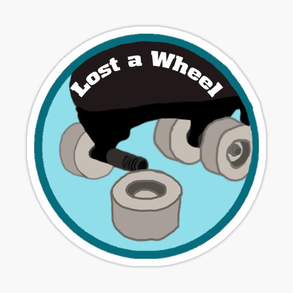Lost a Wheel Merit Badge Sticker
