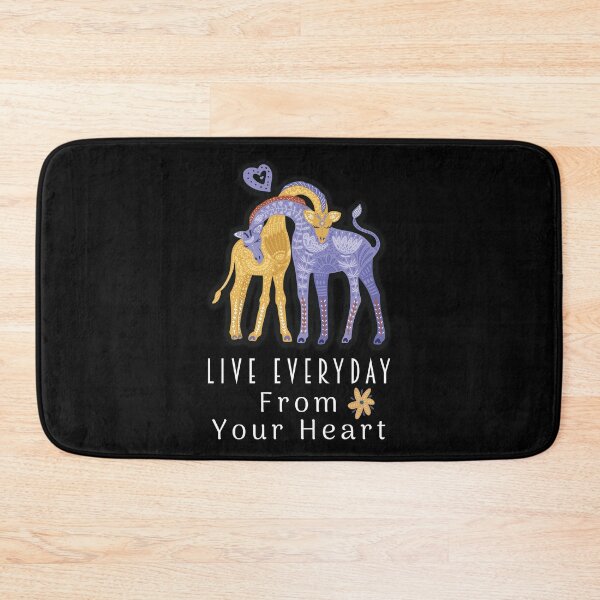 Item preview, Live Everyday From Your Heart - Giraffes designed and sold by ColorfulMystic.